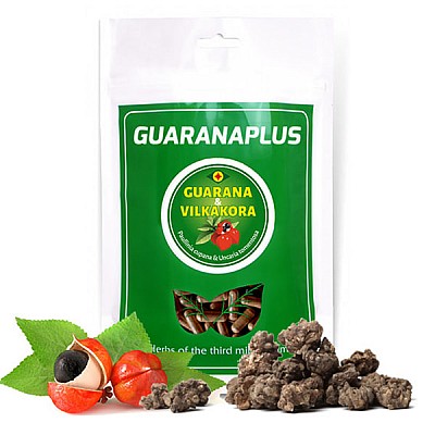 Guarana + Vilkakora XL 400 kapslí