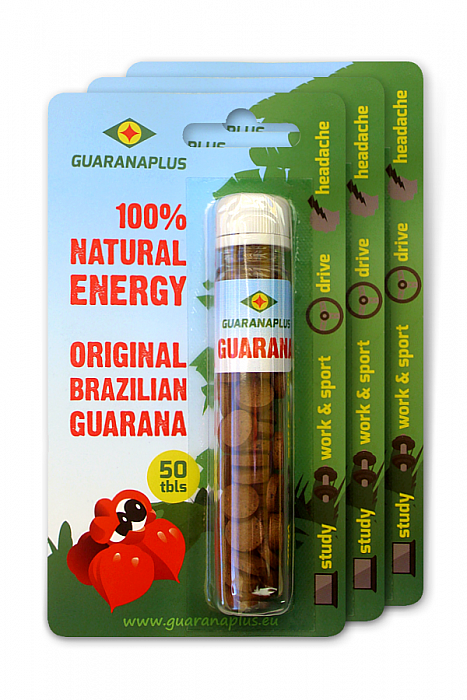 GUARANAPLUS Guarana multipack 150 tablet ( 3 balení po 50tbl.)