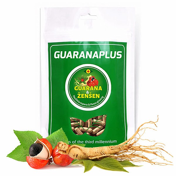 GUARANAPLUS Guarana + Ženšen XL 400 kapslí