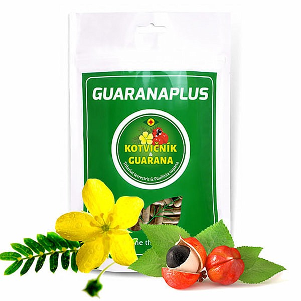 GUARANAPLUS Kotvičník + Guarana XL 400 kapslí